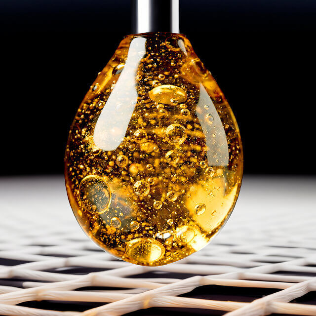 Goccia dorata di Pro-Xylane™ concentrato che potenzia il trattamento Helena Rubinstein Replasty.