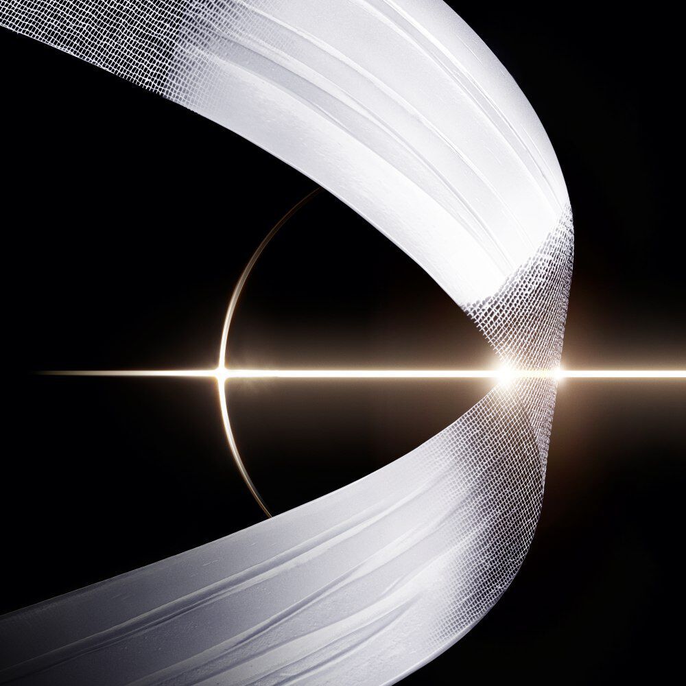 Duo di lusso per la cura della pelle Helena Rubinstein Replasty Age Recovery, con il Trattamento Notte Riparatore Occhi e la Crema Viso avvolti nelle iconiche texture a bendaggio, che evidenziano la riparazione notturna di livello professionale.
